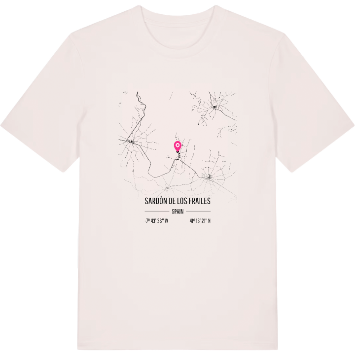 Sardón de los Frailes karta t-shirt – t-shirt från PinShirt