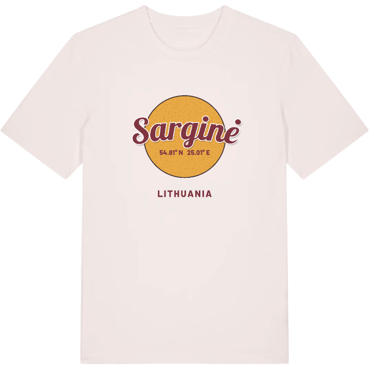 Sarginė cirkel t-shirt – t-shirt från PinShirt