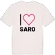 Jag älskar Saro t-shirt stort tryck