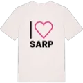 Jag älskar Sarp t-shirt stort tryck