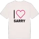 Jag älskar Sarry t-shirt stort tryck
