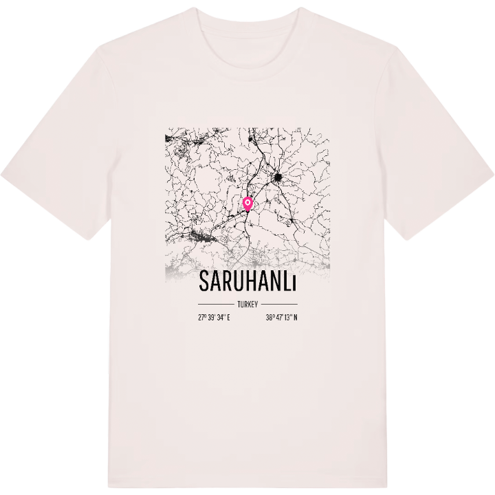 Saruhanlı karta t-shirt – t-shirt från PinShirt