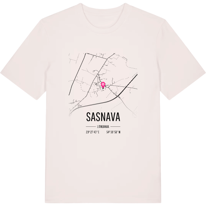 Sasnava karta t-shirt – t-shirt från PinShirt