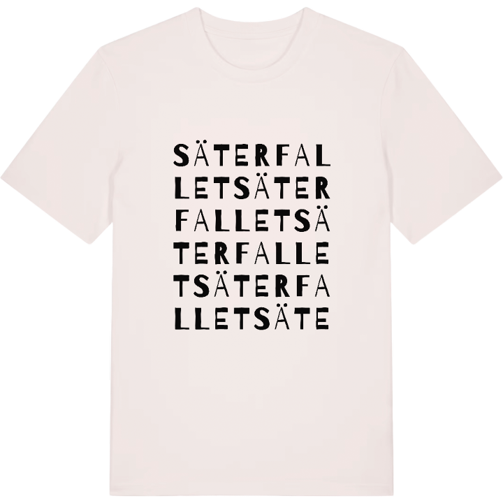 Säterfallet ordlek t-shirt – t-shirt från PinShirt