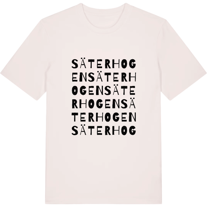Säterhogen ordlek t-shirt – t-shirt från PinShirt