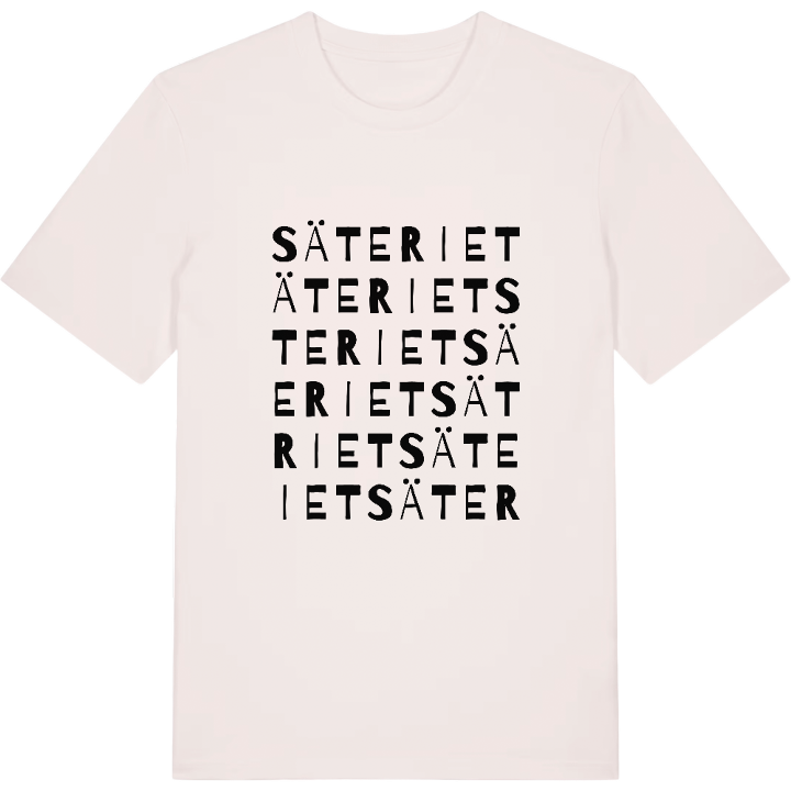 Säteriet ordlek t-shirt – t-shirt från PinShirt