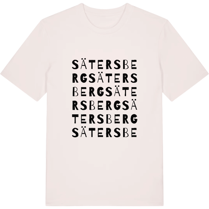 Sätersberg ordlek t-shirt – t-shirt från PinShirt