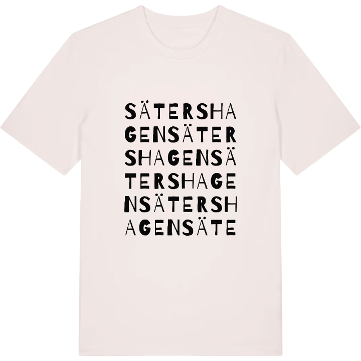 Sätershagen ordlek t-shirt – t-shirt från PinShirt
