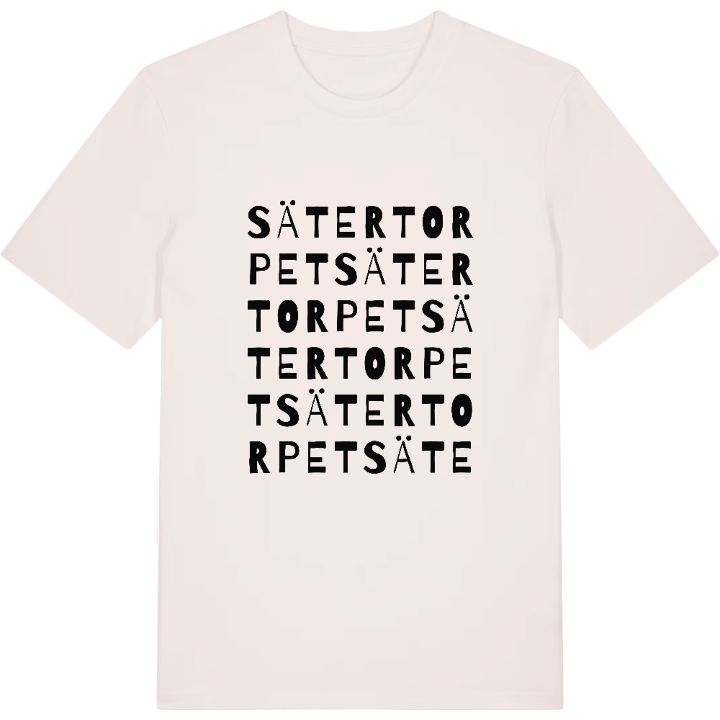 Sätertorpet ordlek t-shirt – t-shirt från PinShirt