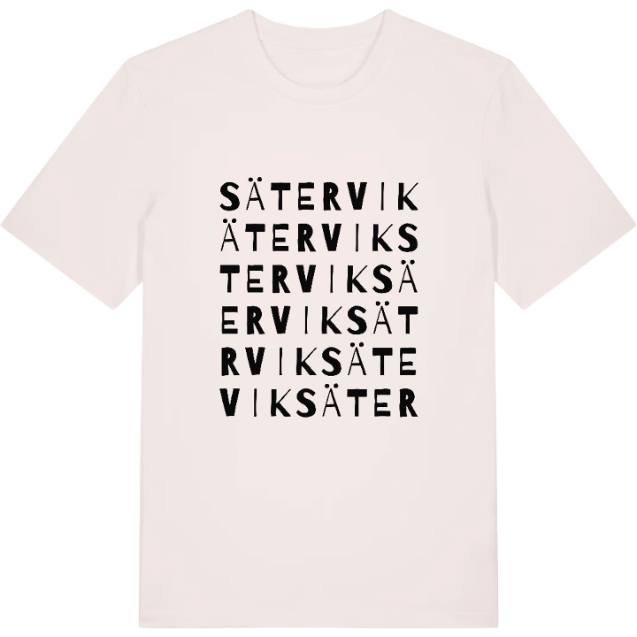 Sätervik ordlek t-shirt – t-shirt från PinShirt