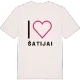 Jag älskar Šatijai t-shirt stort tryck