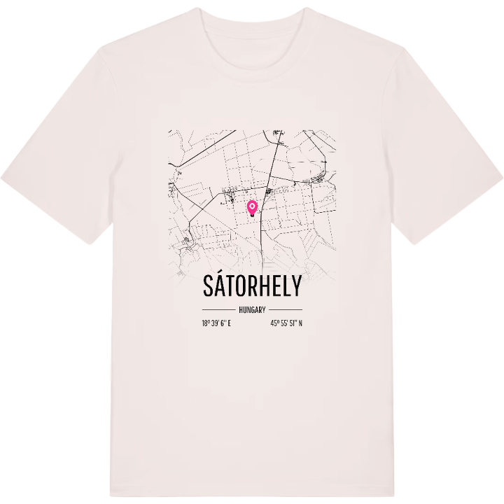 Sátorhely karta t-shirt – t-shirt från PinShirt