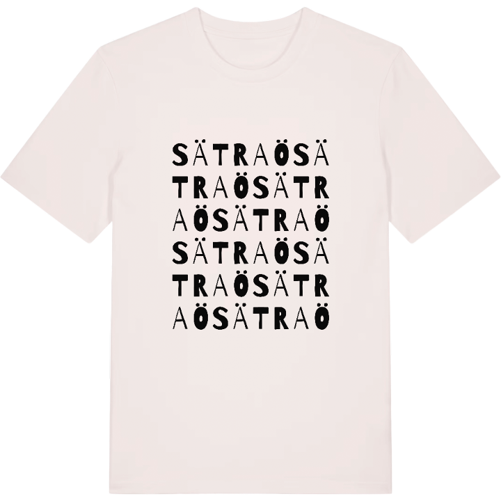 Sätra ö ordlek t-shirt – t-shirt från PinShirt