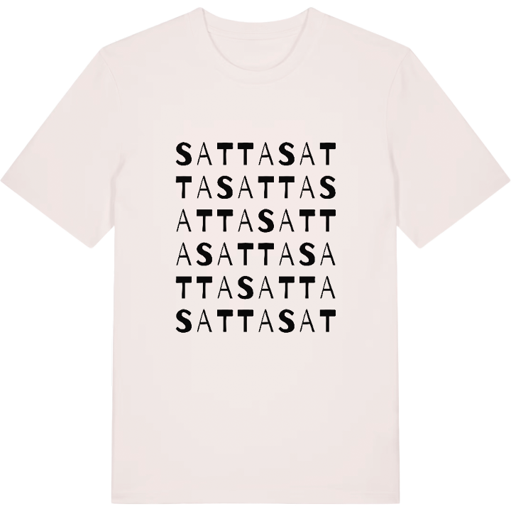 Satta ordlek t-shirt – t-shirt från PinShirt