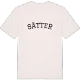 Sätter böjd t-shirt