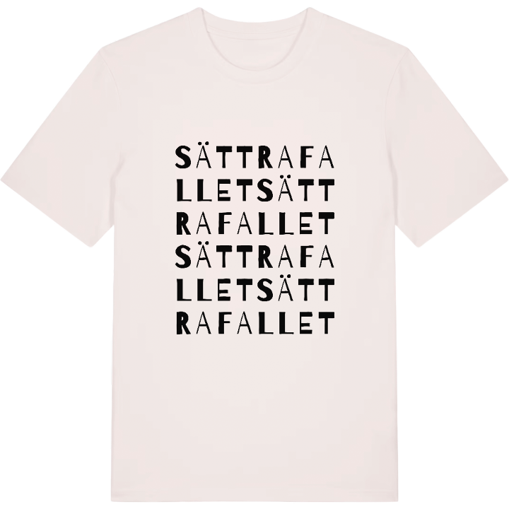 Sättrafallet ordlek t-shirt – t-shirt från PinShirt