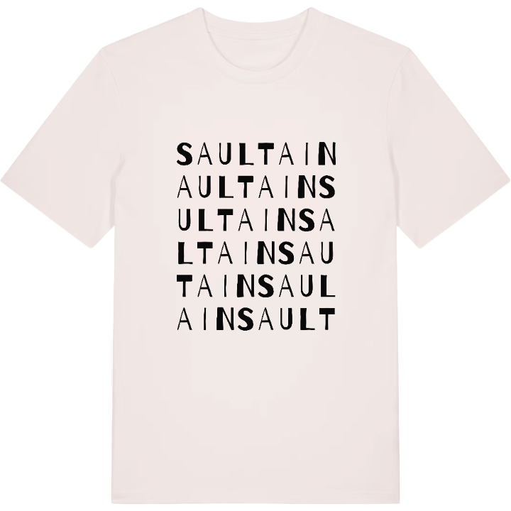 Saultain ordlek t-shirt – t-shirt från PinShirt