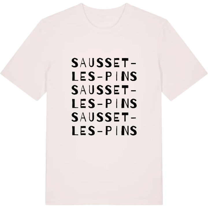 Sausset-les-Pins ordlek t-shirt – t-shirt från PinShirt