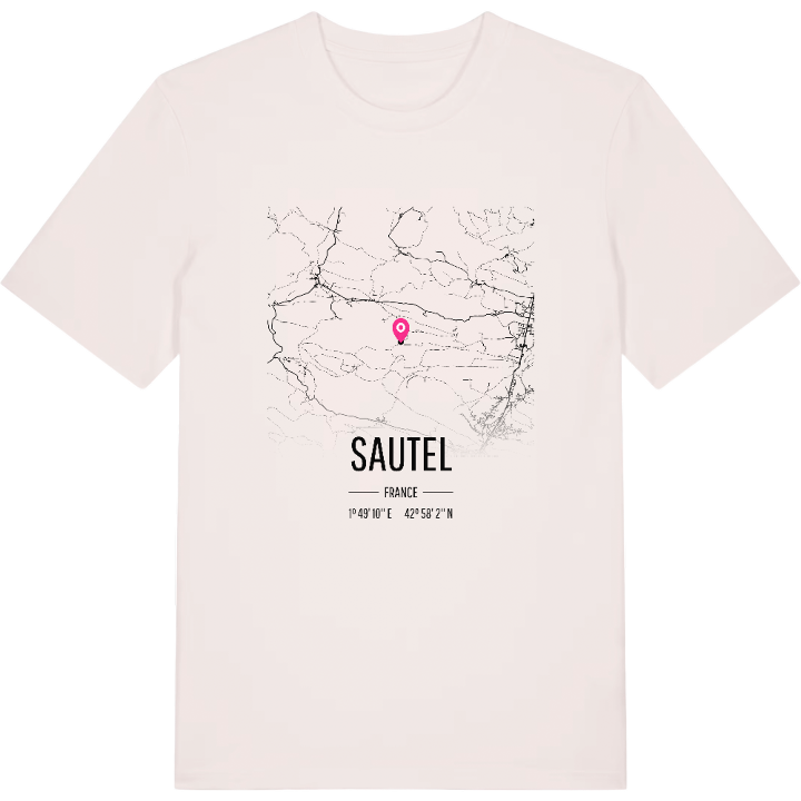 Sautel karta t-shirt – t-shirt från PinShirt