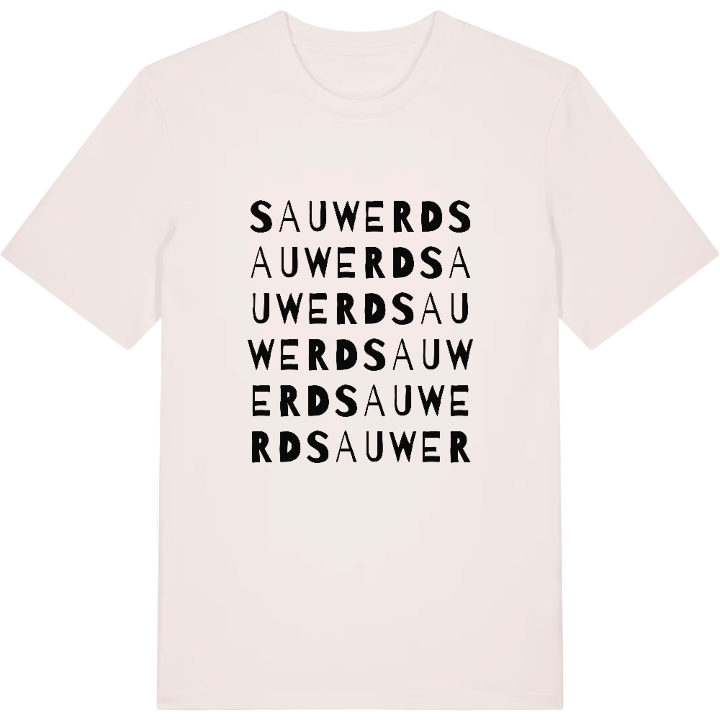Sauwerd ordlek t-shirt – t-shirt från PinShirt