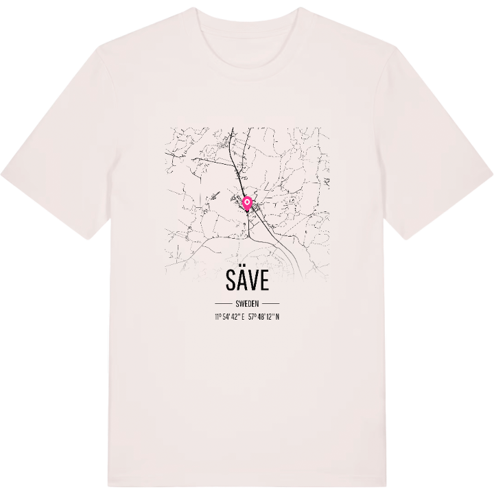 Säve karta t-shirt – t-shirt från PinShirt