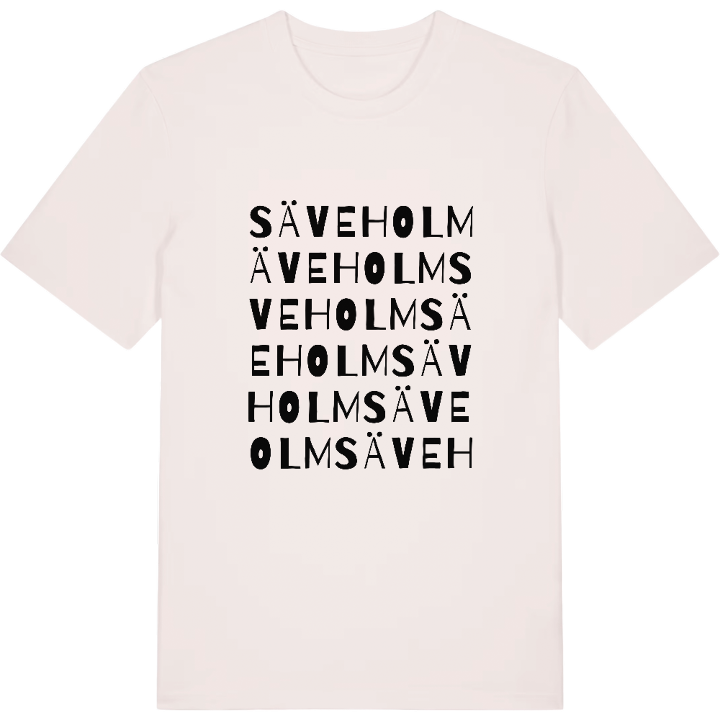 Säveholm ordlek t-shirt – t-shirt från PinShirt