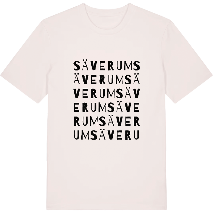 Säverum ordlek t-shirt – t-shirt från PinShirt