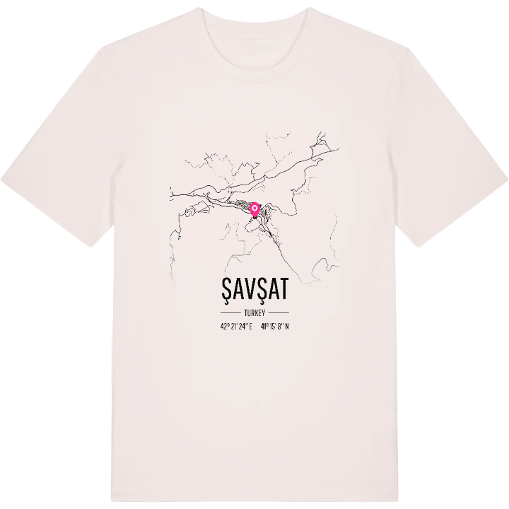 Şavşat karta t-shirt – t-shirt från PinShirt