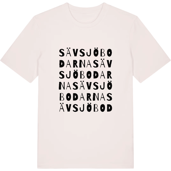 Sävsjöbodarna ordlek t-shirt – t-shirt från PinShirt
