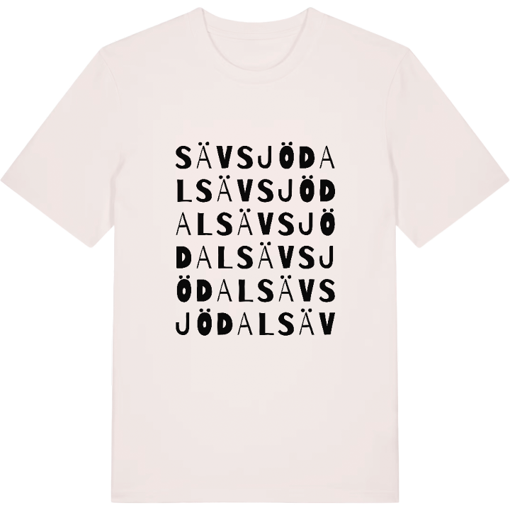 Sävsjödal ordlek t-shirt – t-shirt från PinShirt