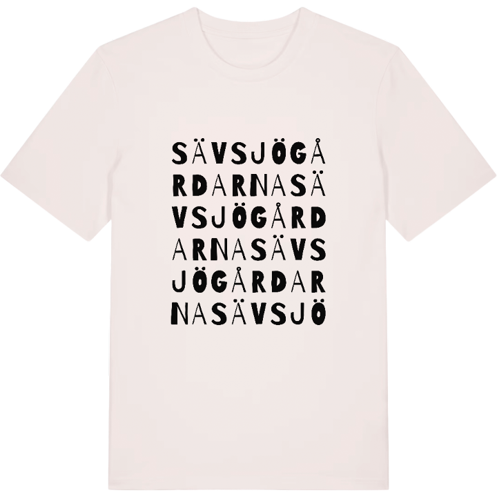 Sävsjögårdarna ordlek t-shirt – t-shirt från PinShirt