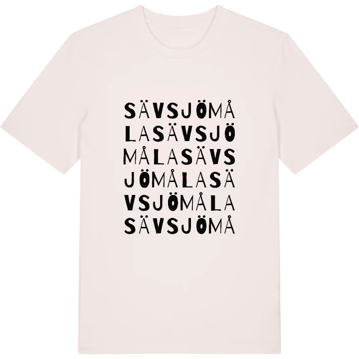 Sävsjömåla ordlek t-shirt – t-shirt från PinShirt