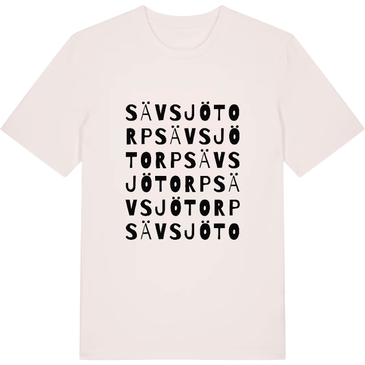 Sävsjötorp ordlek t-shirt – t-shirt från PinShirt