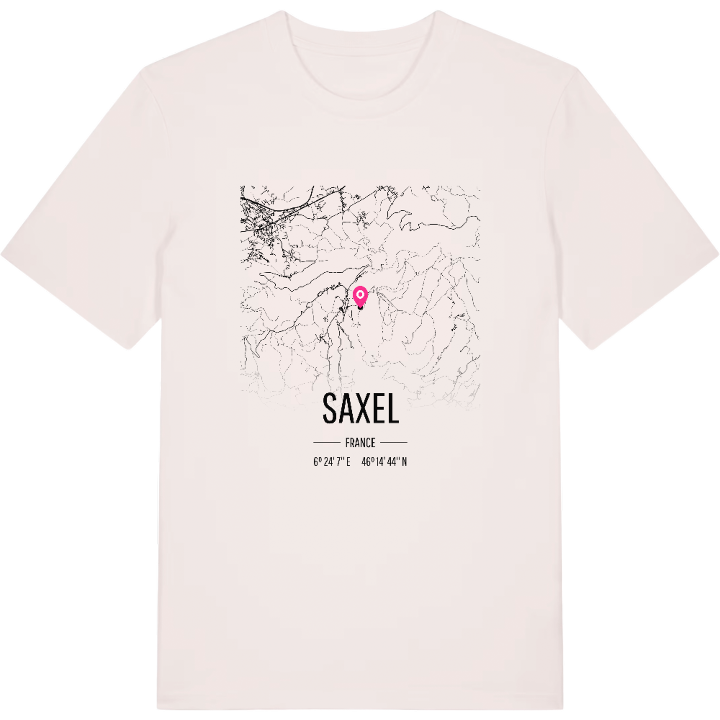 Saxel karta t-shirt – t-shirt från PinShirt
