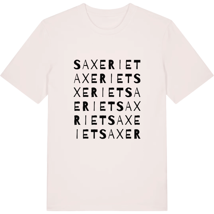 Saxeriet ordlek t-shirt – t-shirt från PinShirt