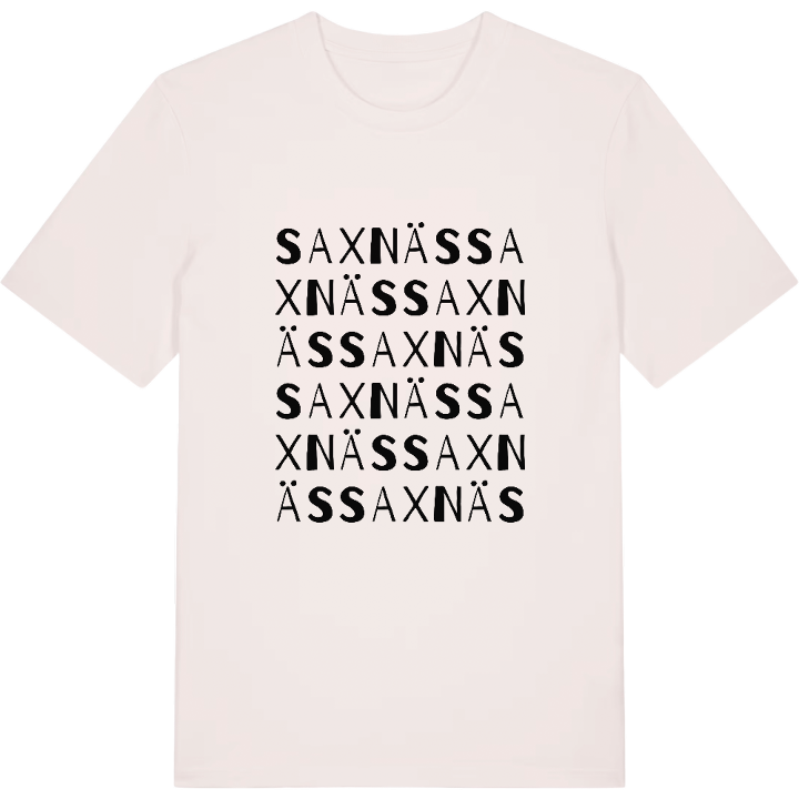 Saxnäs ordlek t-shirt – t-shirt från PinShirt