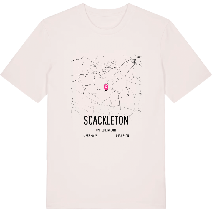 Scackleton karta t-shirt – t-shirt från PinShirt