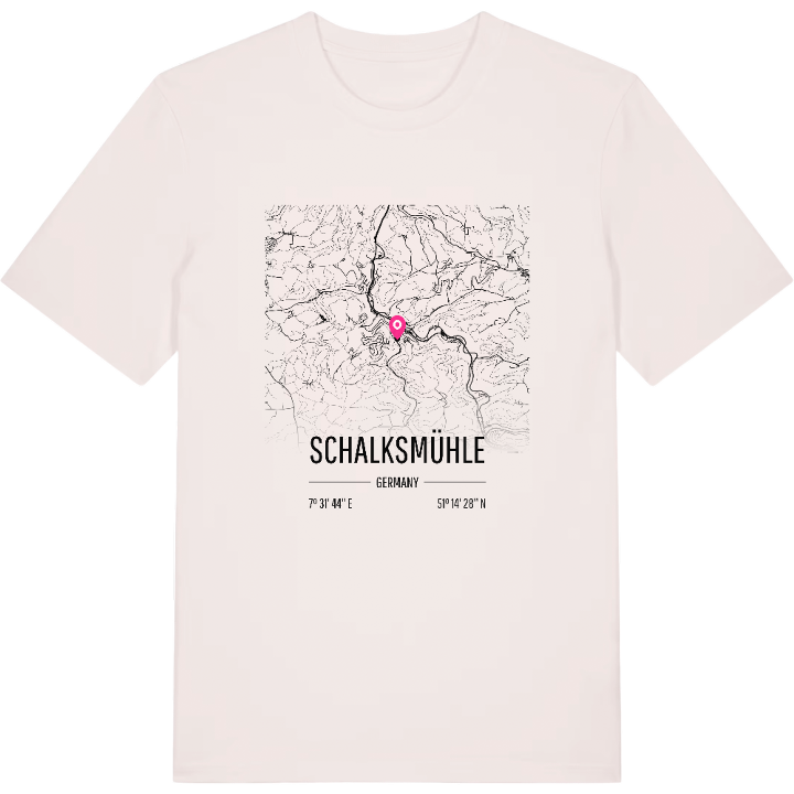 Schalksmühle karta t-shirt – t-shirt från PinShirt