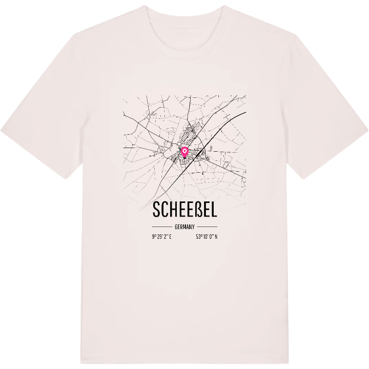 Scheeßel karta t-shirt – t-shirt från PinShirt
