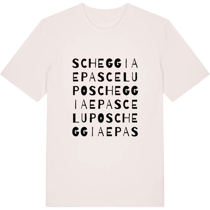 Scheggia e Pascelupo ordlek t-shirt – t-shirt från PinShirt