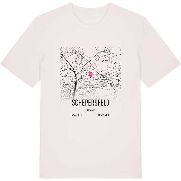 Schepersfeld karta t-shirt – t-shirt från PinShirt