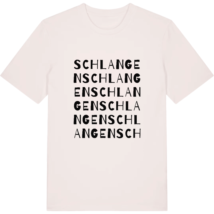 Schlangen ordlek t-shirt – t-shirt från PinShirt