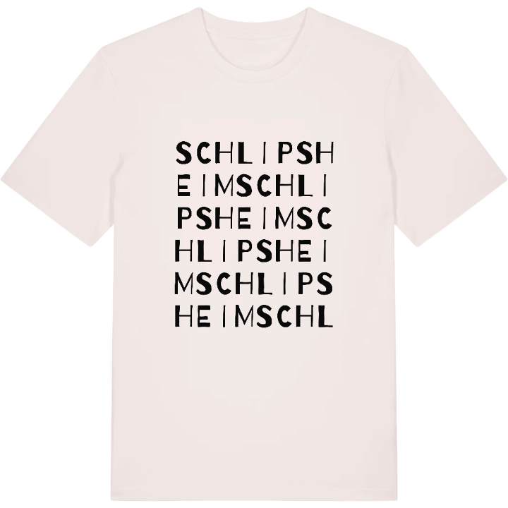 Schlipsheim ordlek t-shirt – t-shirt från PinShirt