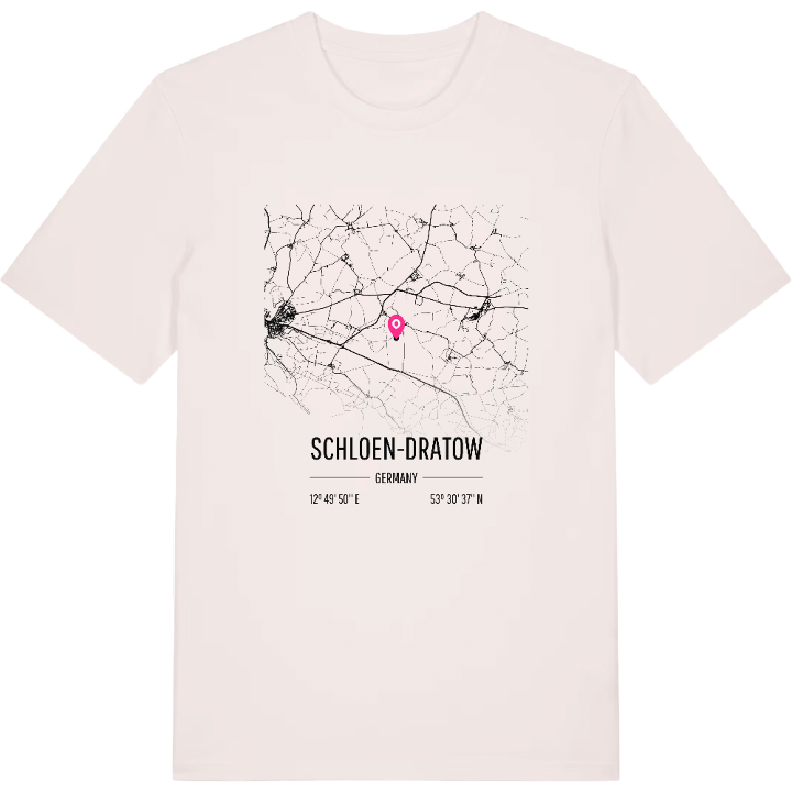 Schloen-Dratow karta t-shirt – t-shirt från PinShirt