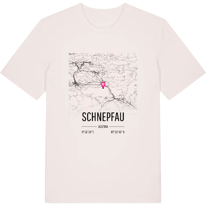 Schnepfau karta t-shirt – t-shirt från PinShirt