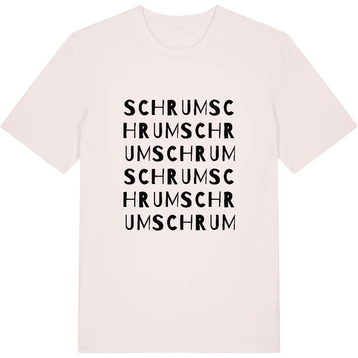 Schrum ordlek t-shirt – t-shirt från PinShirt