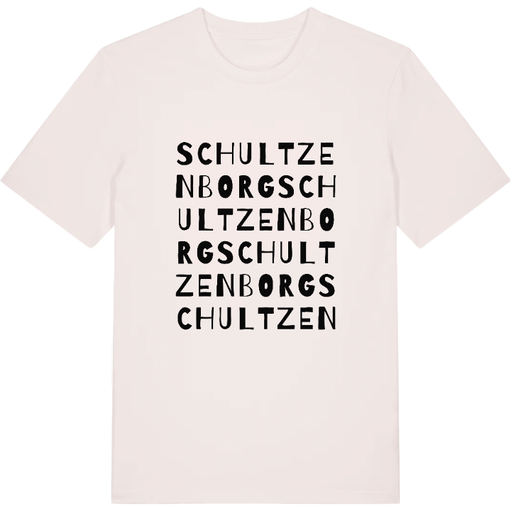 Schultzenborg ordlek t-shirt – t-shirt från PinShirt