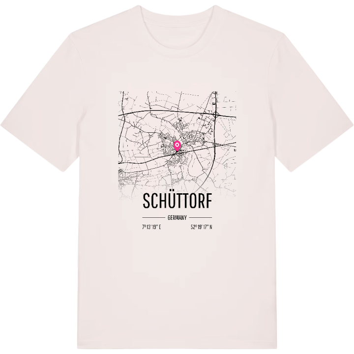 Schüttorf karta t-shirt – t-shirt från PinShirt