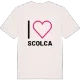 Jag älskar Scolca t-shirt stort tryck