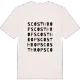 Scosthrop ordlek t-shirt